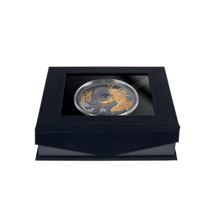 2026 Niue Monkey King 1oz Silver Gold Plated Black Proof Coin