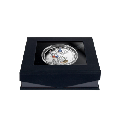 2026 Niue Birds of Australia Fairy Wren 1oz Silver Coloured Proof Coin