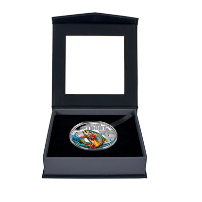 2027 Niue Rainbow Trout 1oz Silver Coloured Proof Coin