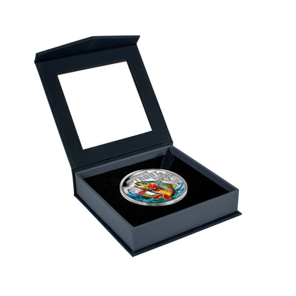 2027 Niue Rainbow Trout 1oz Silver Coloured Proof Coin