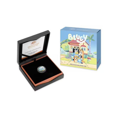 2026 RAM Bluey $2 Coloured Proof Coin