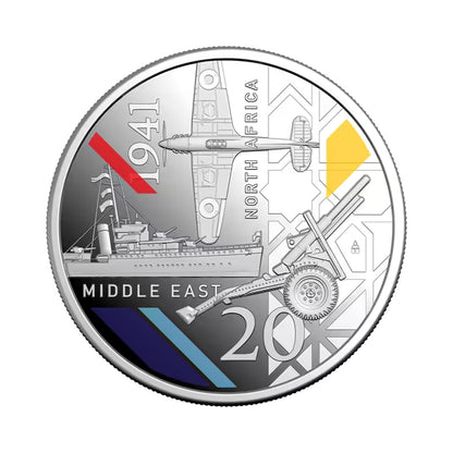 2026 RAM Service Amid Strife 1941 20c Silver Proof Three-Coin Set