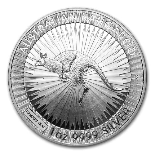 Perth Mint Kangaroo 1oz Silver BU Coin (Random Year)