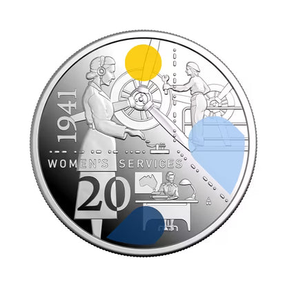 2026 RAM Service Amid Strife 1941 20c Silver Proof Three-Coin Set