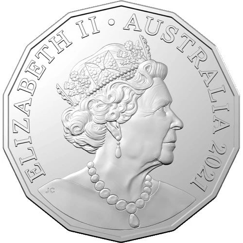 2021 RAM Lunar Ox Tetra-Decagon 50c UNC Coin