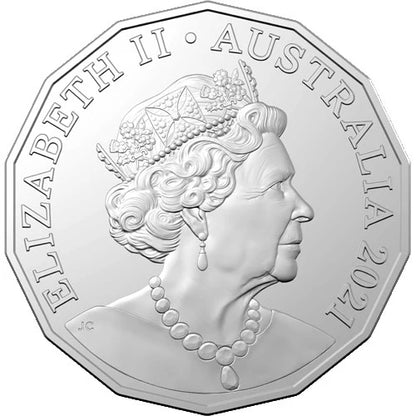 2021 RAM Lunar Ox Tetra-Decagon 50c UNC Coin