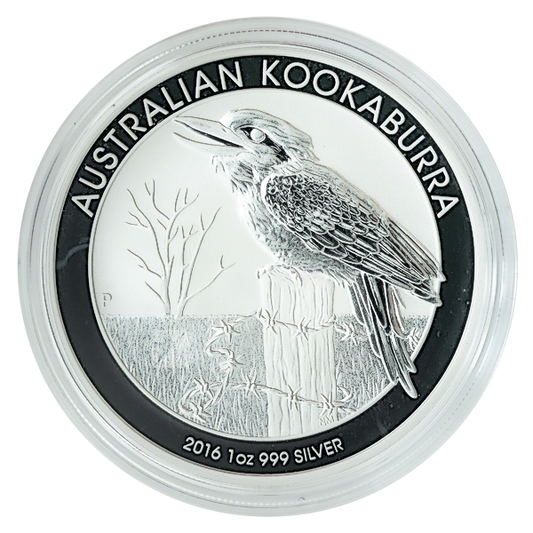 2016 Perth Mint Australian Kookaburra 1oz Silver BU Coin