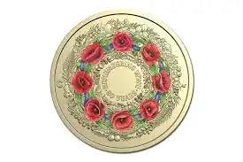 2025 RAM 80th Second World War $2 C Mint Coloured Coin in Card
