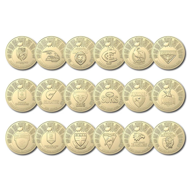 2024 RAM AFL $1 20-Coin Set in Roll & Collector Book – Unc