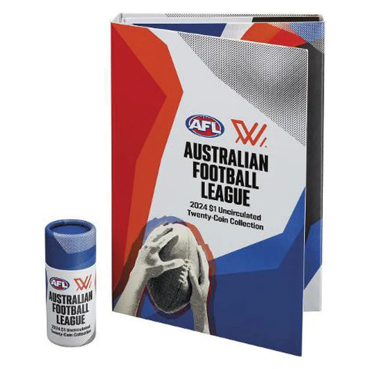2024 RAM AFL $1 20-Coin Set in Roll & Collector Book – Unc