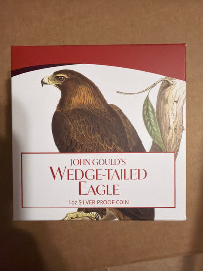 2025 Niue Birds Wedge tailed Eagle 1oz Silver Proof Coin
