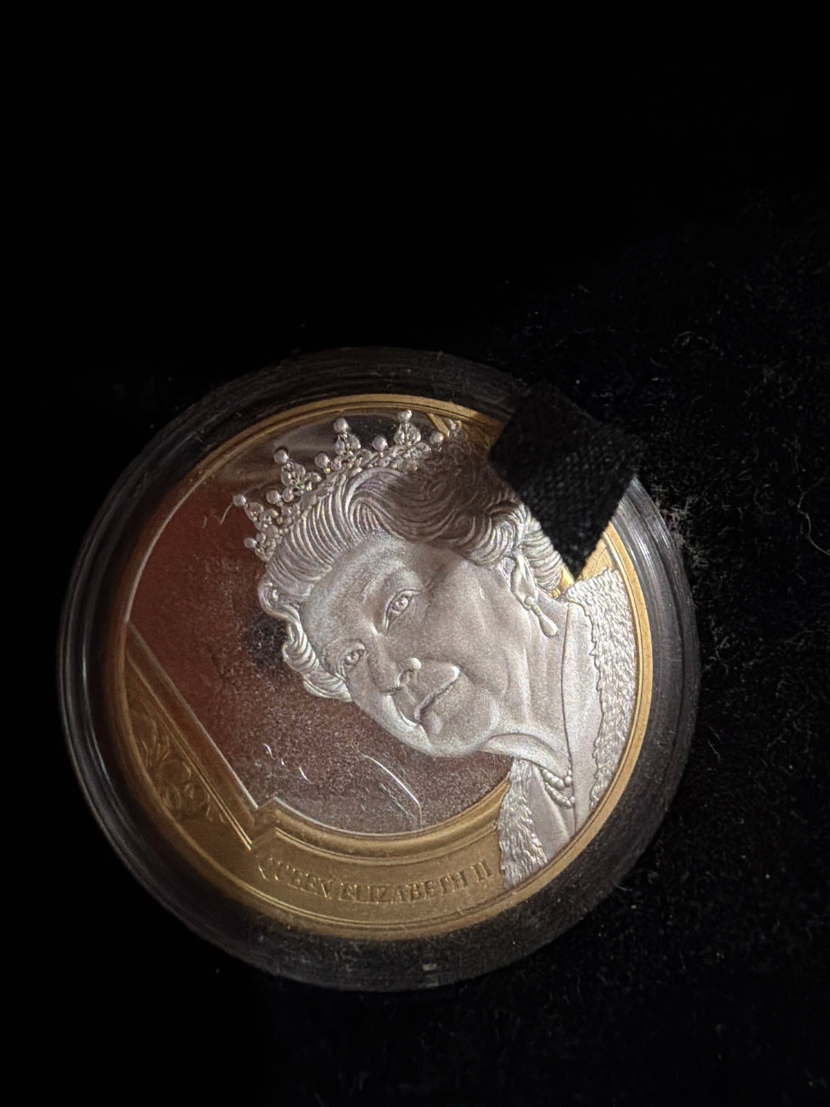 2022 Niue Queen Elizabeth II Tribute 1oz Silver Gilded Proof Coin