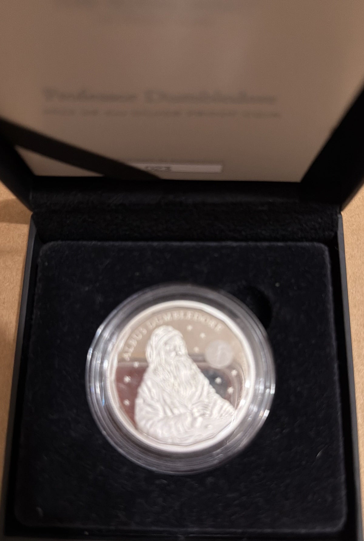 2023 Royal Mint Harry Potter Albus Dumbledore 1oz Silver Proof Trial Piece Coin