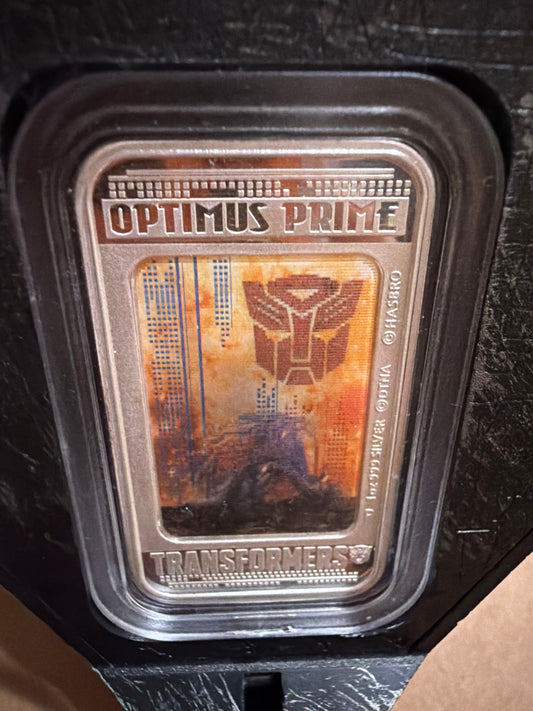 2014 Perth Mint Transformers Optimus Prime 1oz Silver Proof  Coin