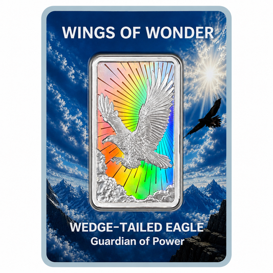 2026 Wings of Wonder Eagle 1oz Silver Hologram Bar