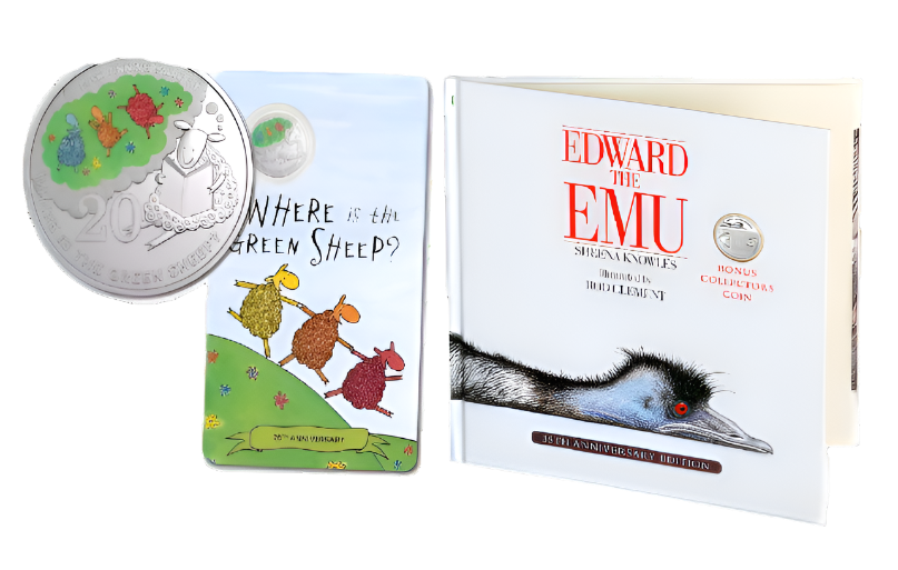 2024 RAM Where is the Green Sheep & 2023 Edward Emu 20c Coin Collection