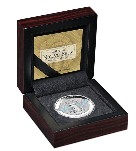 2026 Niue Native Bees Stingless Bee 1oz Silver Hologram Proof Coin
