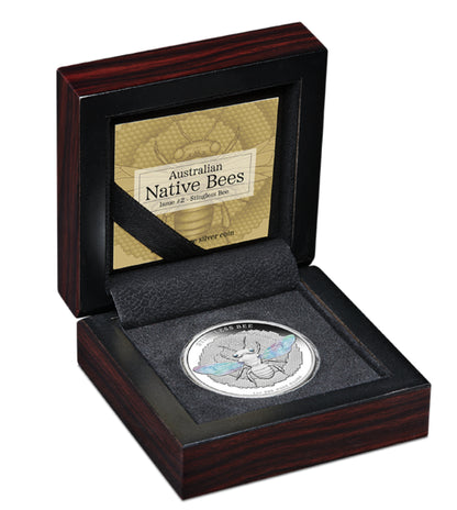 2026 Niue Native Bees Stingless Bee 1oz Silver Hologram Proof Coin
