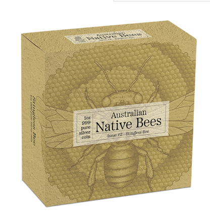 2026 Niue Native Bees Stingless Bee 1oz Silver Hologram Proof Coin