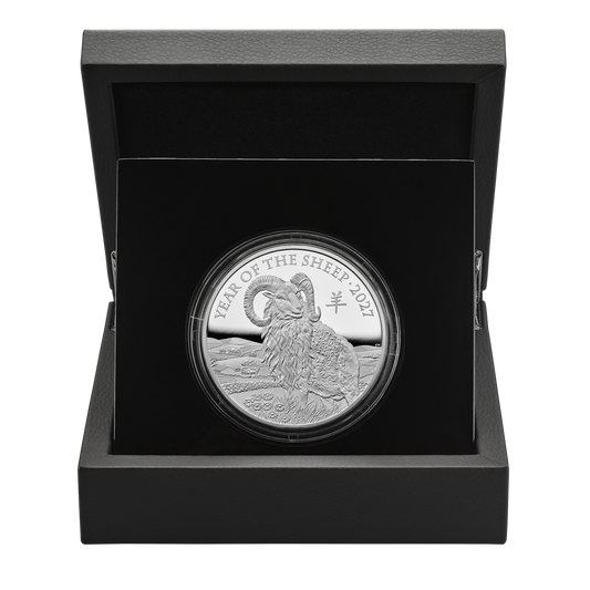2027 Royal Mint Lunar Year of the Sheep 5oz Silver Proof Coin 206 mintage