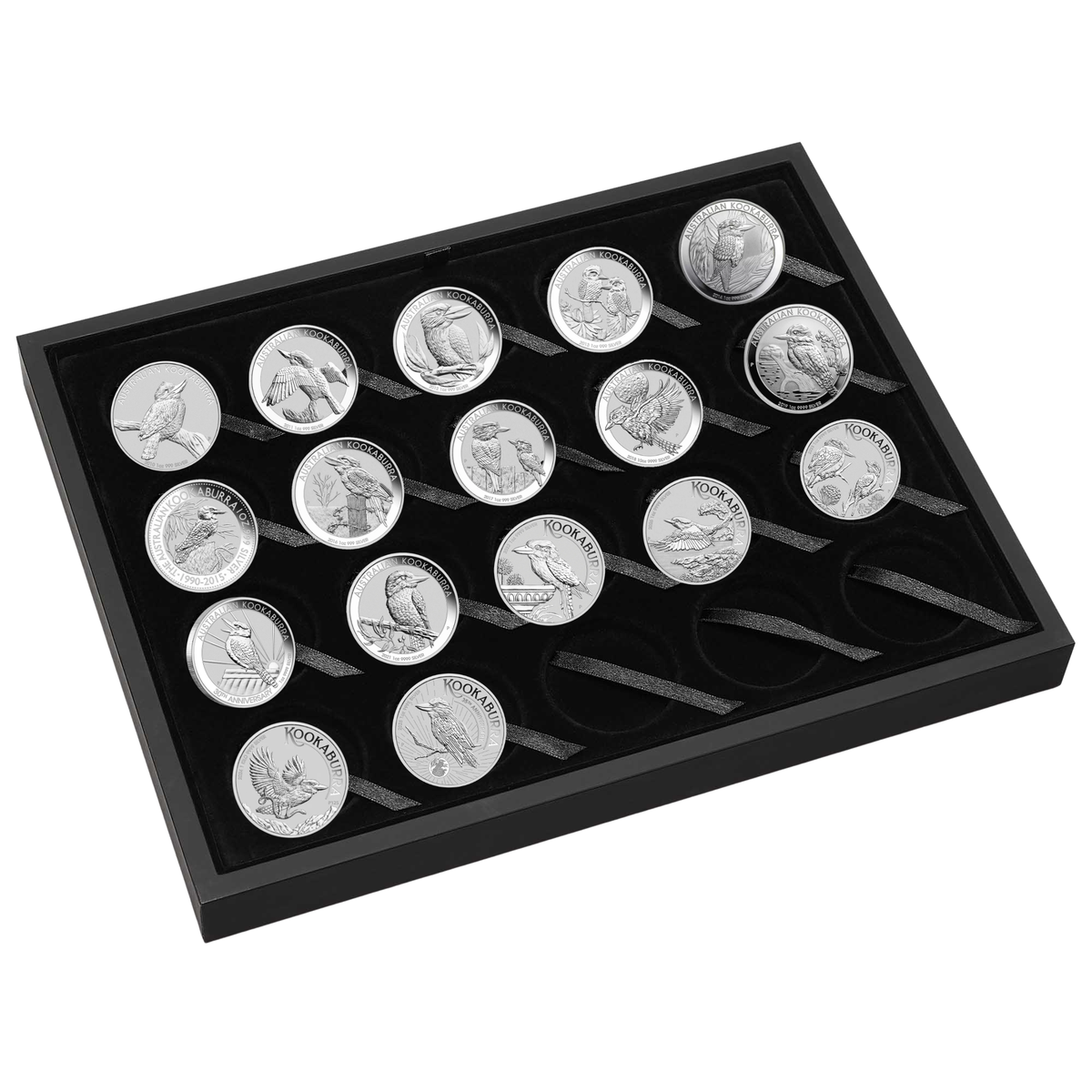 2010–2026 Perth Mint Kookaburra 1oz Silver 17 Coin Collection