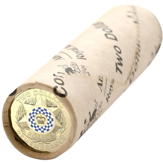 2019 Royal Australian Mint Police Remembrance $2 Uncirculated Coin Roll