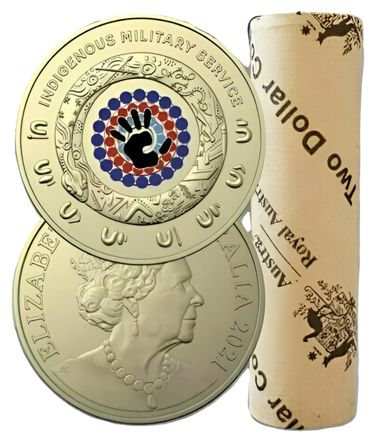 2021 RAM IMS $2 UNC Coin Roll &'C' Mintmark Card Bundle