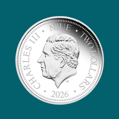 2026 Niue Native Bees Carpenter Bee 1oz Silver Hologram Proof Coin
