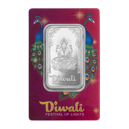 2024 PAMP Diwali Lakshmi 1oz Silver Bullion Bar