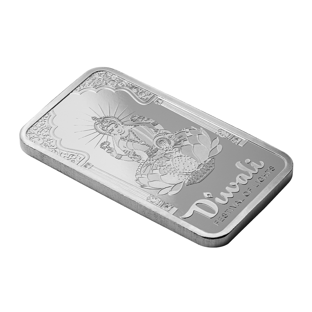 2024 PAMP Diwali Lakshmi 1oz Silver Bullion Bar