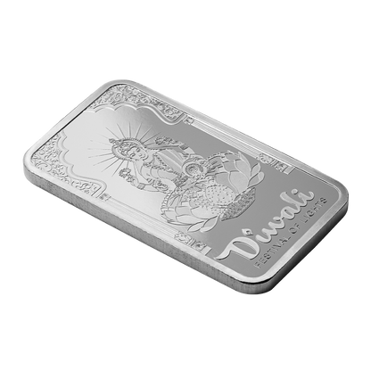 2024 PAMP Diwali Lakshmi 1oz Silver Bullion Bar