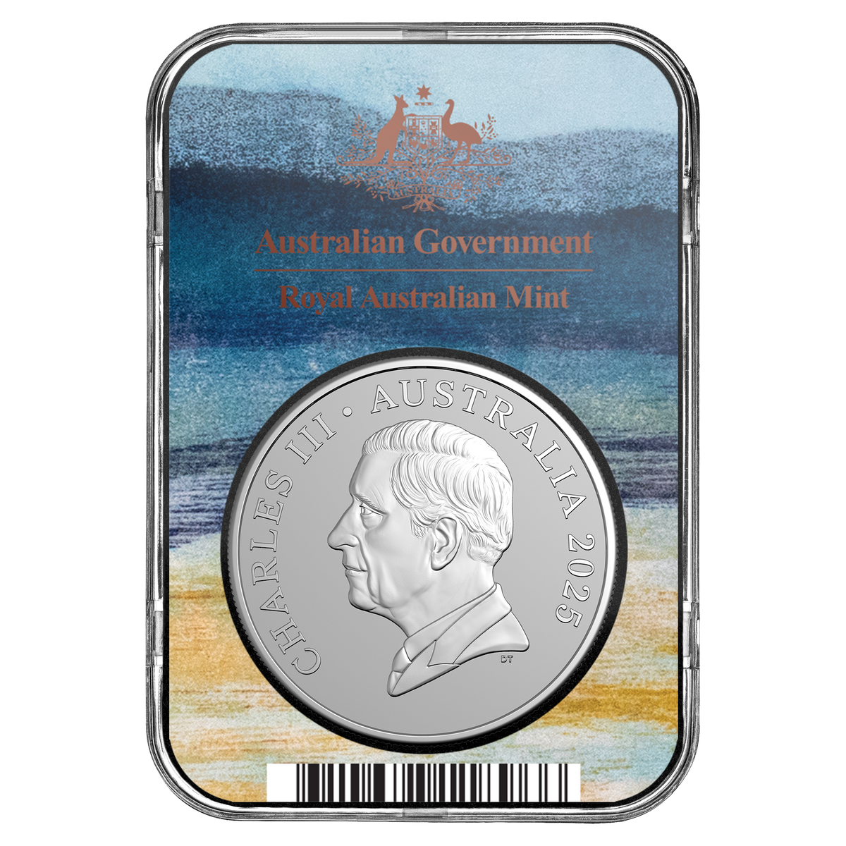 2025 RAM Kangaroo Series Bush Capital 1oz Silver Frosted UNC Coin