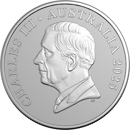 2025 RAM Kangaroo Series Bush Capital 1oz Silver Frosted UNC Coin