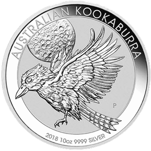 2018 Perth Mint Kookaburra 1oz Silver Bullion Coin in capsule