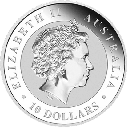 2018 Perth Mint Kookaburra 1oz Silver Bullion Coin in capsule