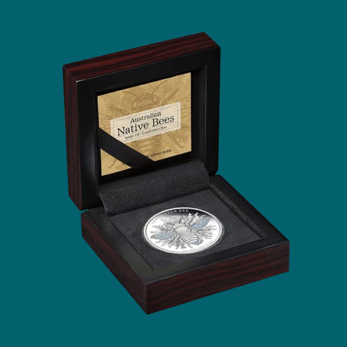 2026 Niue Leaf Cutter Bee 1oz Silver Hologram Proof Coin
