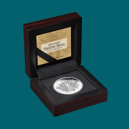 2026 Niue Leaf Cutter Bee 1oz Silver Hologram Proof Coin