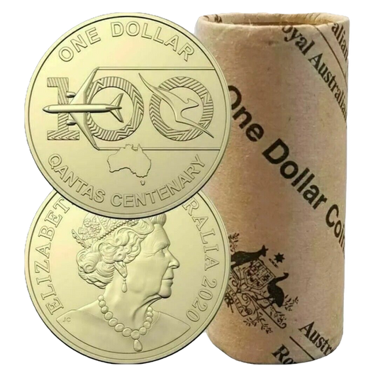 2020 RAM Qantas Centenary Mint Coin Roll