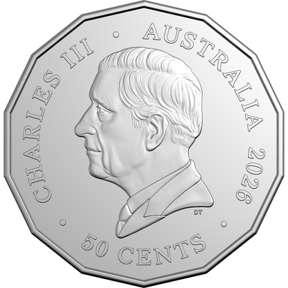 2026 RAM Lunar Year of the Horse - 50c Tetradecagon
