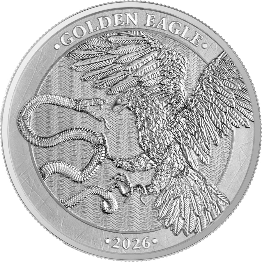 2026 Germania Mint Malta Golden Eagle 1oz Silver BU Coin