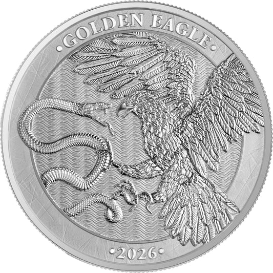 2026 Germania Mint Malta Golden Eagle 1oz Silver BU Coin