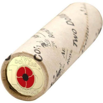 2018 RAM Remembrance Day Armistice Centenary $2 Mint Roll Bundle