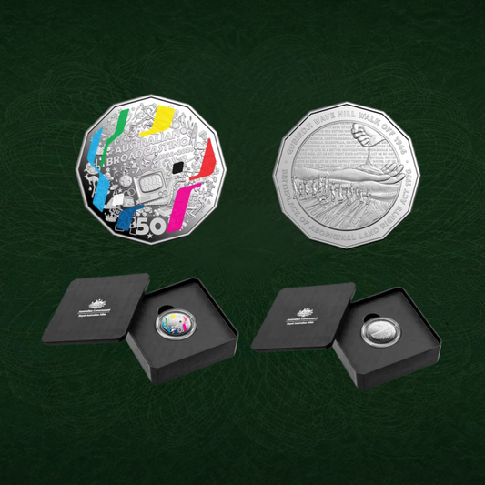 2026 RAM TV Broadcast & Unity Wave 50c Silver Proof 2-Coin Collection