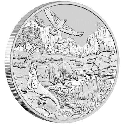 2026 Wonders of Australia Outback 1oz Silver Bullion Coin